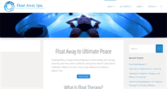 Desktop Screenshot of floatawayspa.com